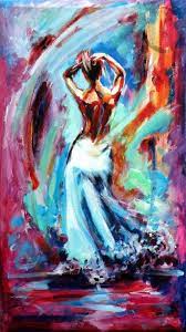 Mystic Dance 70 X 40 Cm On 3d Canvas 2017 Acrylic Painting By Kovacs Anna Brigitta In 2021 Dance Paintings Art Art Painting