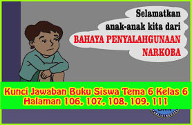 Kunci jawaban tematik tema 5 kelas 5. Kunci Jawaban Buku Siswa Tema 6 Kelas 6 Halaman 106 107 108 109 111 Sanjayaops
