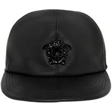 Versace Men Medusa Leather Baseball Hat 275 Liked On Polyvore Featuring Men S Fashion Men S Accessories Mens Leather Accessories Hats For Men Versace Men