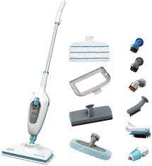 Comparison of black & decker steam cleaners based on specifications, reviews and ratings. Black Decker Steam Mop White Blue 10 In 1 Amazon De Home Kitchen