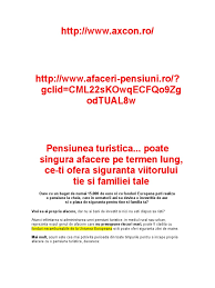 Rndr, bune practici, nr 24, anul ii, iulie 2015. Proiect Pensiune