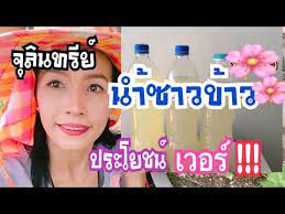 ว ธ ทำ จ ล นทร ย นำ ซาวข าว แบบง ายๆ ไม ต องใช นำ ซาวข าว ก ได คะ ประโยชน เวอร ก อยพาทำ youtube