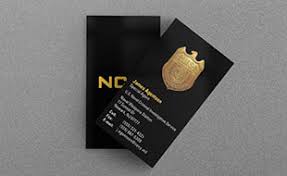 Get your black business cards online today at rockdesign.com Law Enforcement Business Cards Design Printing Kraken Design