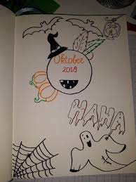 Een Lay Out Met Het Thema Halloween Super Griezelig Maar Ook Super Leuk Niet Moeilijk Te Maken Hoe Je Alles Tekent K Halloween Tekeningen Halloween Tekenen