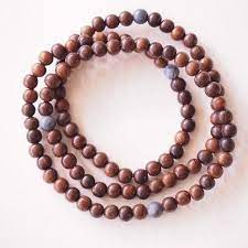 沉香珠串天然藍珊瑚108顆印尼水沉香agarwood blue carol maya tara 瑪雅塔拉 手鍊 手環 pinkoi beaded necklace beaded jewelry