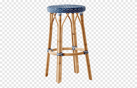 Wicker bar stools can be used to complete an outdoor seating set including a tall table dining set. Chair Bar Stool Green Rattan Blue White Png Pngegg