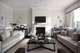 Formal Living Room With Grey Tones From The Sofa And Chair Company Luxurylivingroom Formal Living Room Designs Formal Living Rooms Luxury Living Room