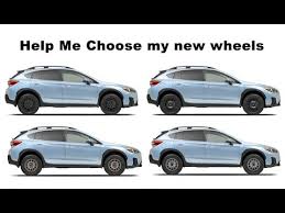 The 2019 crosstrek receives only a few changes. 2018 Crosstrek Help Me Choose Off Road Wheels And Tires Youtube