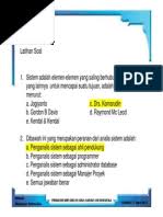 Soal uts analisis dan perancangan sistem informasi. Soal Uts Analisa Perancangan Sistem