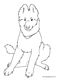 It is still beautifully intricate, but not quite to the same level as the previous coloring page, and it has a plain background. German Shepherd Puppy Coloring Pages German Shepherd Coloring Pages Coloring Pages For Kids And Adults
