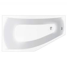 Schwarzer whirlpool badewanne toskana 10 massage düsen glas led günstig. Repabad Arosa Raumspar Badewanne Rechts 160 X 90 48cm