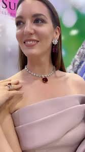 Kick off the first day of our exhibition with @karensuenfinejewellery  stunning Rubellite & Diamond set! 💎🌹, Join us to discover exclusive  collections at Asia Jewellers Pavilion Hall 5 , 🗓14th