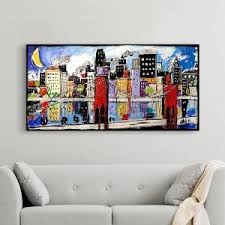 Das wohnzimmer ist als mittelpunkt der eigenen vier wände und der meist besuchte raum im haus. Moderne Bilder Auf Leinwand Fur Wohnzimmer Citycolor