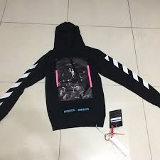 Hot, trendy, and hip off white hoodies! Offwhite Caravaggio Hoodie Xs Men S Fashion Clothes On Carousell