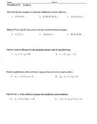 Start studying arithmetic sequences worksheet #1. 31 Arithmetic Sequence Worksheet Answers Worksheet Resource Plans