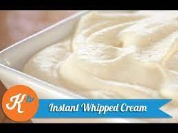 Resep Whipped Cream Instan Instant Whipped Cream Recipe Video Krim Kocok Resep Makanan Video Makanan