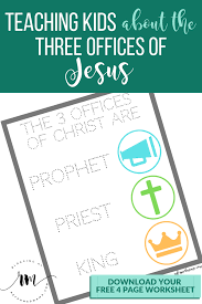 Teaching Kids About Christ As Prophet Priest And King From The Children S Catechism Reformed Mama Teaching Kids Bible Study For Kids Bible Lessons