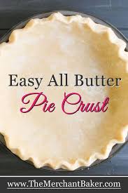 Easy All Butter Pie Crust Recipe Easy Pie Crust Pie Crust Recipe Easy Delicious Pies