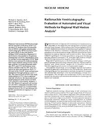 Image result for Nuclear Ventriculogram