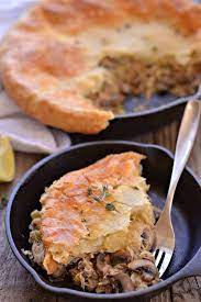 One Pot Wednesday Chicken Mushroom Pot Pie Recipe Recipes Cooking Recipes Food