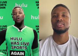 Tune in at 7 p.m. Damian Lillard On Twitter Why Did Hulu Put My Face On Some Random Guy S Body Cause I M Too Busy Getting Buckets In The Bubble To Shoot Commercials Huluhaslivesportsagain Bubblead Deepfake Thataintme