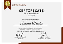 Use our free printable certificate templates and customize them to fit your needs. Create Professional Diplomas In Minutes Postermywall