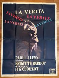 LA VERITE (1960) 30674 Movie Poster (79x55) Brigitte Bardot Paul Meurisse  Charles Vanel Henri-Georges Clouzot