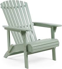 Vonhaus Sage Green Wooden Adirondack Chair For Garden And Outdoor Amazon Co Uk Kitchen Hom Adirondack Chairs Uk Adirondack Chair Wooden Adirondack Chairs