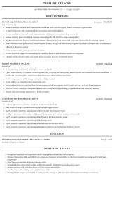 Indeed ranks job ads based on a combination of employer bids and relevance, such as your search terms and other activity on indeed. Equity Research Analyst Resume Sample Mintresume