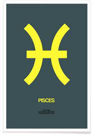 An original, imaginative, and hilarious debut novel about love, anxiety, and sea creatures, from the author of so sad today. Pisces Zodiac Sign Yellow Poster Juniqe