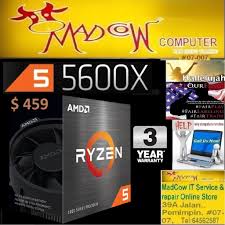 Ryzen launched in conjunction with a line of stock coolers for socket am4: No Stock Amd Ryzen 5 5600x 6c 12t Stock Had Run Out Pre Order Slot Are Currently Full Shopee Singapore