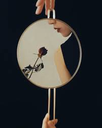 Ziqian Liu Creates Surreal Minimalist Self Portraits Surrounded By Flowers And Fruits Aest In 2021 Conceptual Photography Minimalist Photography Mirror Photography