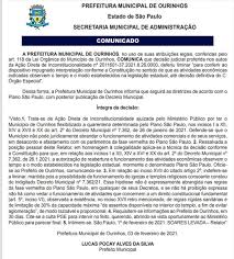 Governo do estado anuncia reclassificação do plano são paulo. Prefeitura De Ourinhos Informa Que Vai Respeitar A Fase Vermelha Do Plano Sao Paulo Definida Por Joao Doria Passando A Regua