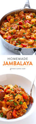 Jambalaya Recipe Gimme Some Oven Recipe Homemade Jambalaya Jambalaya Recipe Recipes