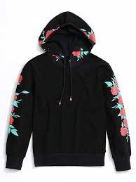 Men's cruella large emblem pull over hoodie. Pullover Floral Print Hoodie Black L 3 New Pinterest Love Like4like Hoodies Fashion Trend Floral Print Hoodie Printed Hoodie Men Hoodie Print