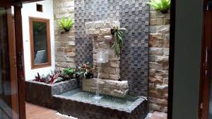 Dengan demikian, suasana rumah akan menjadi lebih hidup. Kolam Air Terjun Belakang Rumah Youtube