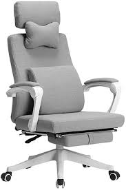 Swivel Chair Computer Chair Cloth Household Study Chair Swivel Chair Chairs Leisure Office Chair With Headrest In 2020 Ergonomic Chair Computer Chair Study Chair