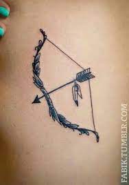 bow and arrow with sacred jewel shard maybe inuyasha sagittarius tattoo arrow tattoos archer tattoo