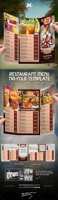 Tri Fold Restaurant Menu Template Menu Restaurant Food Menu Template Restaurant Menu Template