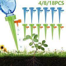Willstar Plant Waterer Self Watering Spike Slow Release Vacation Plants Watering System Automatic Watering Devices With Control Valve For Outdoor Indoor Plants Tree Walmart Com
