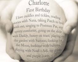 The first time you took her into your arms, you couldn't get simultaneously, prepare small birthday cards using these touching birthday wishes from mom and dad dear daughter, on this day i wish you a very happy birthday and pray to god to give you the. Sons 1st Birthday Quotes Quotesgram