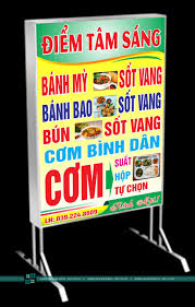 15+ mẫu biển quảng cáo quán ăn sáng thấy là muốn vào ngay