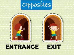 Download and use them in your website, document or presentation. Opposite Wordcard For Entrance And Exit Download Free Vectors Clipart Graphics Vector Art
