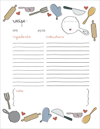 All borders, cells, and text retain their format. Free 7 Recipe Card Templates In Ms Word Pdf