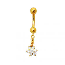 Live gold spot to us dollar rate. Best Prices For 18k Gold Flower Dangling Belly Ring With Sto