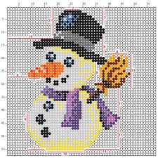 Modele Perle A Repasser A Imprimer Bonhomme De Neige En Perles Repasser Hama Special Noel Ides 80 Modeles De Point De Croix Bonhomme De Neige Motifs De Couture