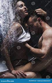 Woman Being Undressed by a Man Stock Photo - Image of sexuality, love:  82939142