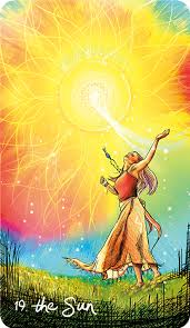 Tarot card meanings for the sun card. 19 The Sun Aluxuriousmind