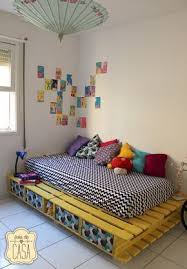 Ahsap Palet Dekorasyon Ornekleri Pallet Bed Frame Diy Pallet Bed Frames Pallet Furniture Bedroom