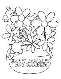 Wish her happy mother's day with a printable mother's day card from blue mountain. 3 Free Printable Happy Mother S Day Grandma Coloring Pages Laptrinhx News